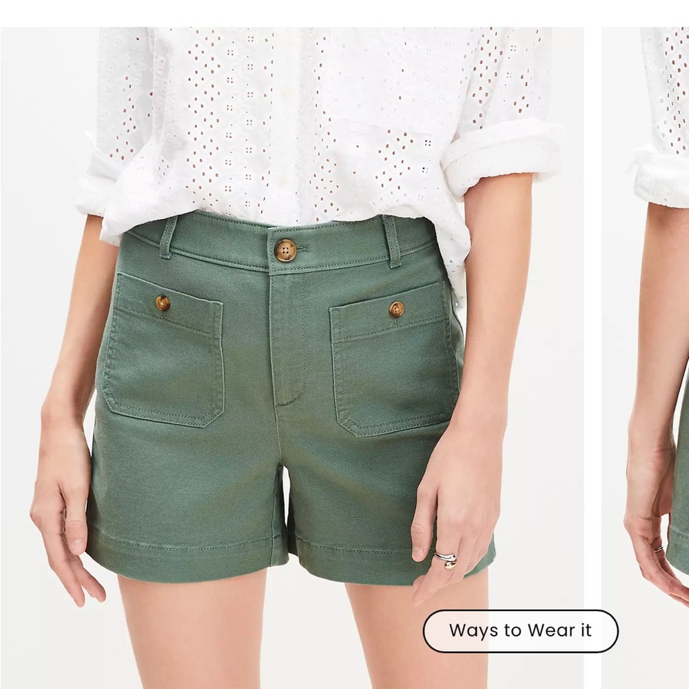 LOFT Palmer Shorts in Twill